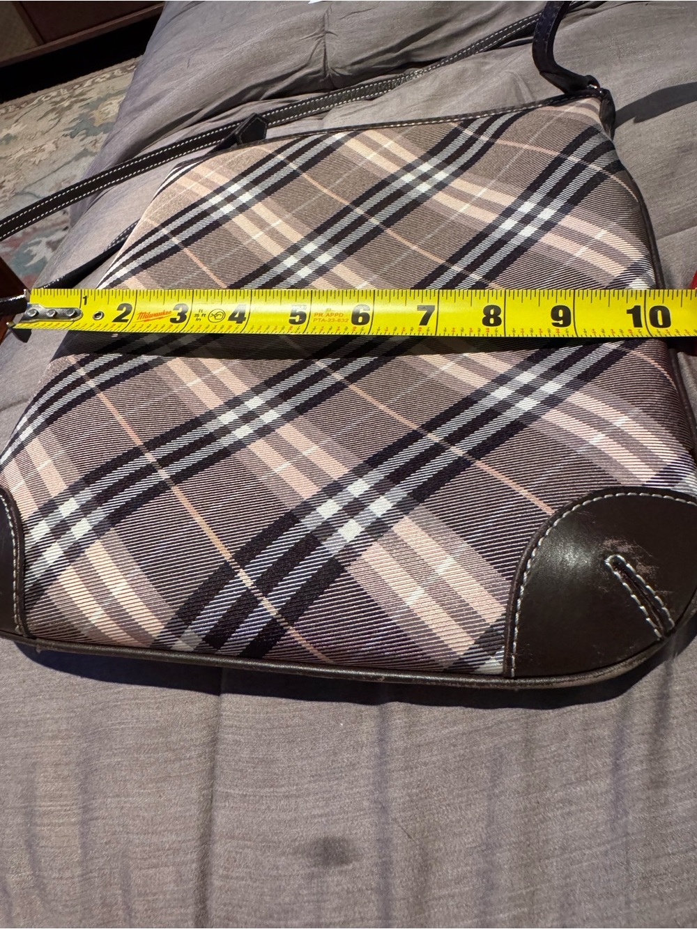 Burberry Classic Plaid Crossbody Bag - - Picture 12 of 16